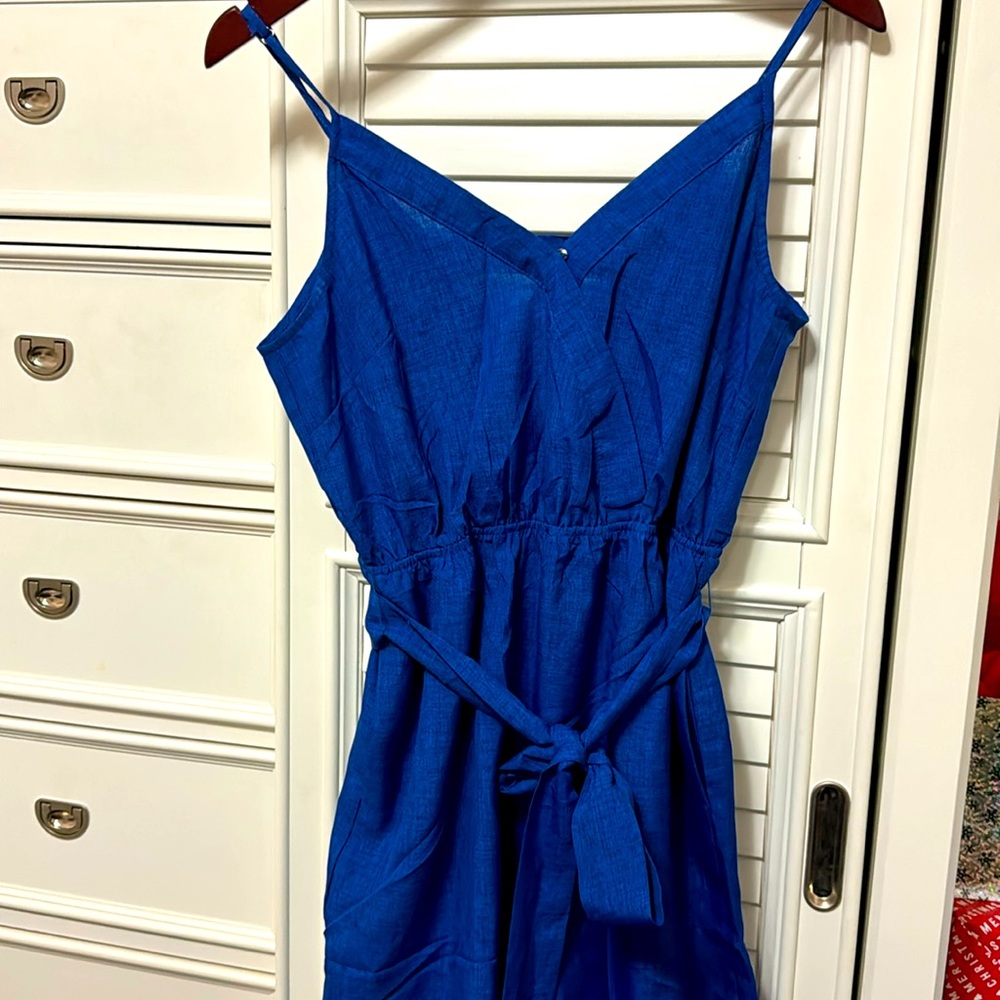 Summer Beautiful Royal blue widepant jumpsuit